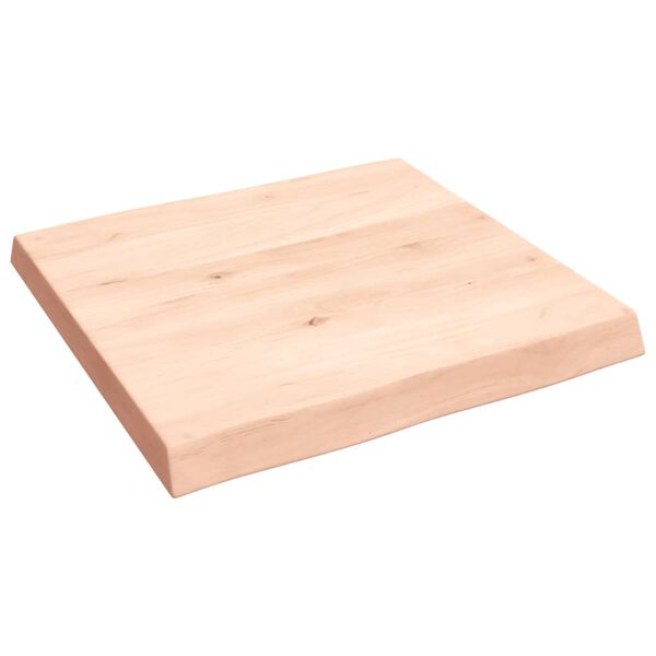 vidaXL lauaplaat, 60 x 60 x (2-6) cm, t&auml;ispuit, naturaalsed servad