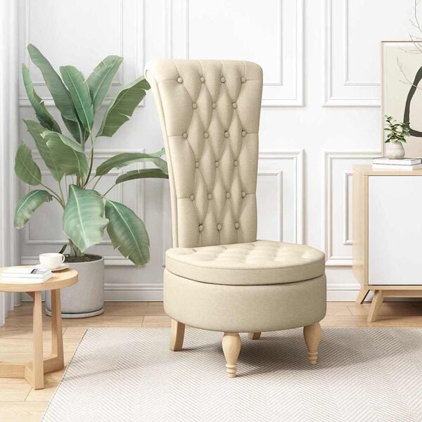 vidaXL Slipper tool cream 56,5 x 70 x 110 cm kangas