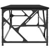 vidaXL kohvilaud, must, 100 x 50 x 40 cm, tehispuit