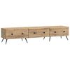 vidaXL Telerikapp sahtliga Artisan tamm 147 x 34,5 x 30 cm Tehispuit