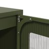vidaXL Highboard Olive Green 68x39x123 cm Teras
