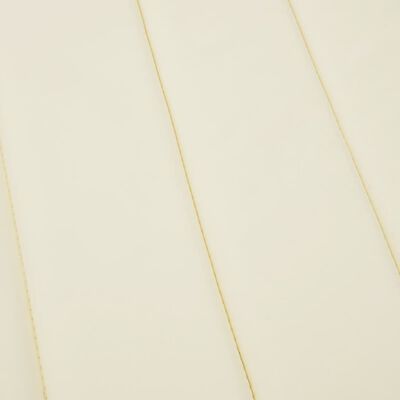 vidaXL päevitustooli padi, kreemjas, 186x58x3 cm, oxford kangas