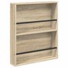 vidaXL Ajakirja riiul riiuliga Sonoma tamm 60 x 12 x 70 cm Tehispuit