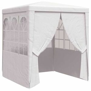 vidaXL professionaalne peotelk k&uuml;lgseintega 2,5 x 2,5 m valge 90 g/m&sup2;