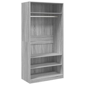 vidaXL riidekapp, hall Sonoma tamm, 100 x 50 x 200 cm, tehispuit