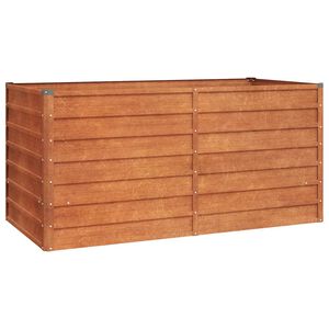vidaXL taimekast, rooste, 160x80x77 cm, Corten-teras