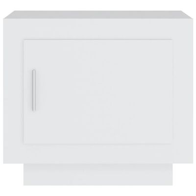 vidaXL kohvilaud, valge, 51x50x45 cm, tehispuit
