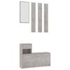 vidaXL esikum&ouml;&ouml;bel betoonhall 100 x 25 x 76,5 cm, puitlaastplaat