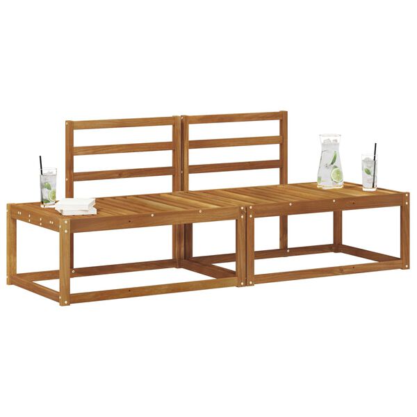 vidaXL V&auml;lim&ouml;&ouml;bel L&otilde;ppdiivan 2 T&uuml;kk Neutraalne 182,5 x 63 x 73 cm