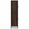 vidaXL Highboard pruun tamm 35,5x35x139 cm Engineered Wood and Metal
