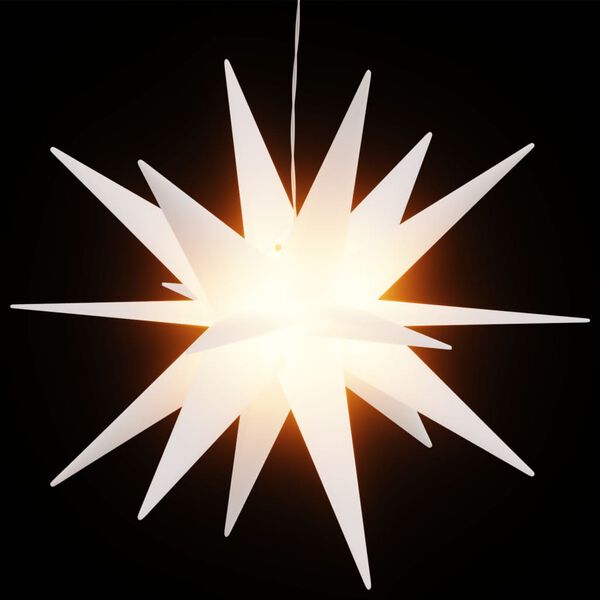 vidaXL j&otilde;ulutuled LED-valgustusega 3 tk, kokkupandav, valge, 100 cm