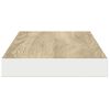 vidaXL seinariiulid, 2 tk, tamm ja valge, 90 x 23,5 x 3,8 cm MDF