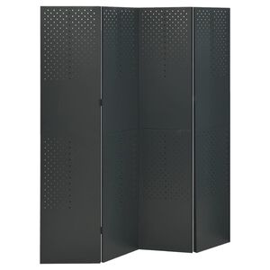 vidaXL 4 paneeliga ruumijagaja, antratsiithall, 160 x 180 cm, teras