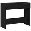 vidaXL Konsoollaud Must tamm 30 x 36 x 75 cm Tehispuit