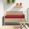 vidaXL Pallet padjakomplekt 2 pcs Veinpunane 100 x 40 x 8 cm