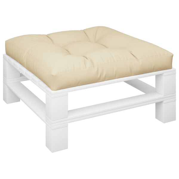 vidaXL euroalustest diivani istmepadi, beež, 70 x 70 x 12 cm
