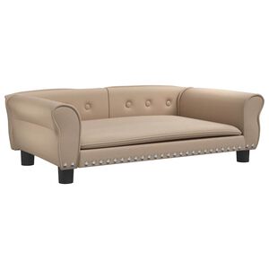 vidaXL koeradiivan, cappuccino, 95 x 55 x 30 cm, kunstnahk