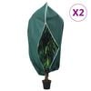 vidaXL lukuga taime fliiskatted 2 tk, 70 g/m&sup2;, 1,2 x 1,8 m