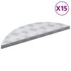 vidaXL Astme katte Poolkuu 15 pcs H&otilde;bedane 60 x 18 x 2,5 cm Alumiinium