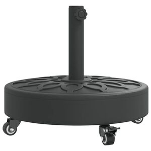 vidaXL ratastega p&auml;ikesevarju alus, &Oslash;38/48 mm postile, 27 kg &uuml;mmargune