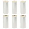 vidaXL Tolmumatt liimiga teibiga 6 pcs L&auml;bipaistev 140 x 3300 cm HDPE