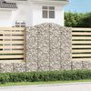 vidaXL kaarekujulised gabioonkorvid 8 tk, 200x50x220/240 cm, raud