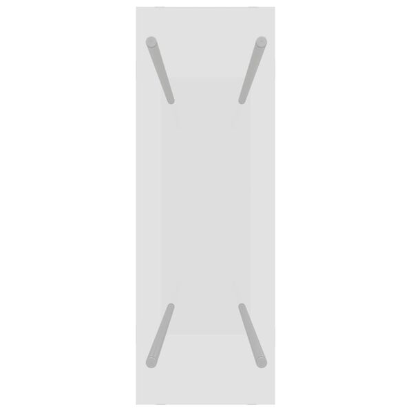 vidaXL k&uuml;ttepuude rest, l&auml;bipaistev, 80x35x100 cm, karastatud klaas