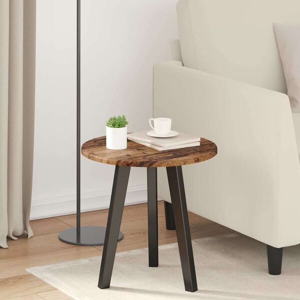 vidaXL Lauda peal Vana puit 40 x 40 x 1,5 cm Tehispuit