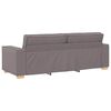 vidaXL Diivan 3 pcs Pruunikashall 220 x 80 x 84 cm Lina-segu kangas