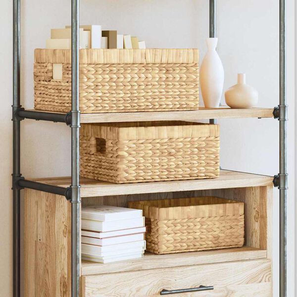 vidaXL Ladustamiskorvid 3 pcs Neutraalne 40 x 30 x 18 cm Vesih&uuml;atsint