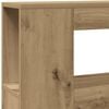 vidaXL LED-peats Artisan Oak 180x18,5x103,5 cm Engineered Wood