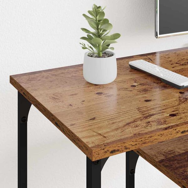 vidaXL Telerikapp Vana puit 102 x 35 x 45,5 cm