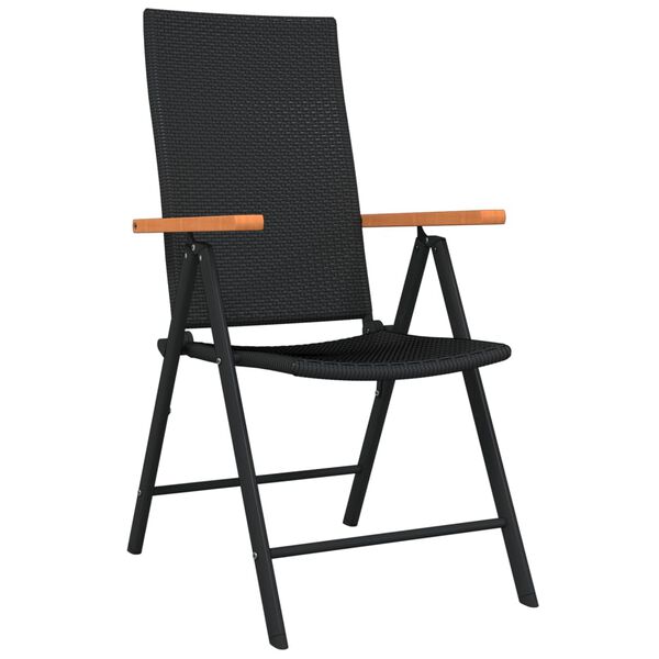 vidaXL 7-osaline aiam&ouml;&ouml;bli komplekt, must