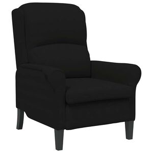 vidaXL Tugitool Must 76 x 94 x 102 cm Mikrofiiber