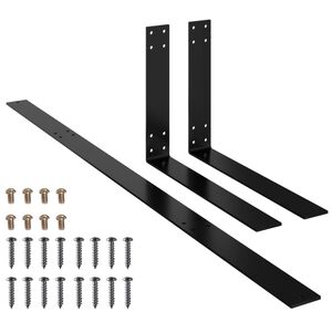 vidaXL kaubaalustest diivani seljatugi must 110 cm raud