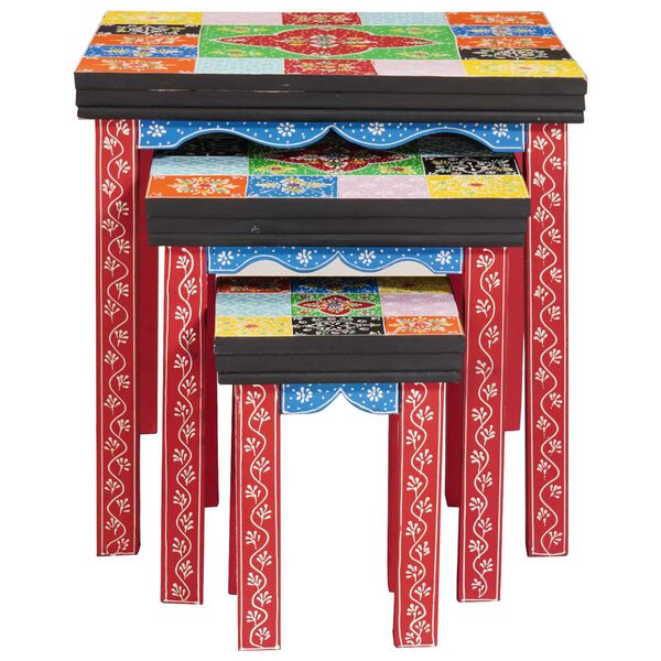 vidaXL Pesunõudepakk Pruun 50 x 50 x 50 cm Mangopuit