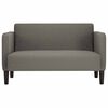 vidaXL Loveseat diivan helehall 109 cm velvetist kangas