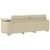 vidaXL Diivanikomplekt 2 pcs cream 219 x 77 x 82 cm kangas