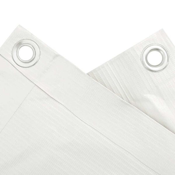 vidaXL r&otilde;du privaatsuskate, valge, 500x75 cm, PVC