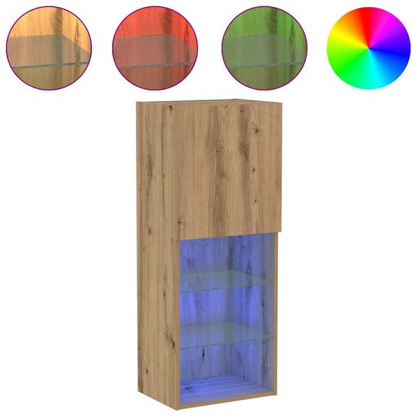 vidaXL Telerikapi komplekt K&auml;sit&ouml;&ouml;puu 40,5 x 30 x 102 cm Tehispuit