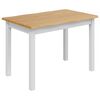 VidaXL S&ouml;&ouml;gilaud EKAI Valge 112 x 70 x 76,5 cm Toekas m&auml;nnipuit