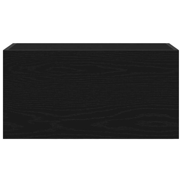 vidaXL vannitoa seinakapp, must, 60 x 25 x 30 cm, tehispuit