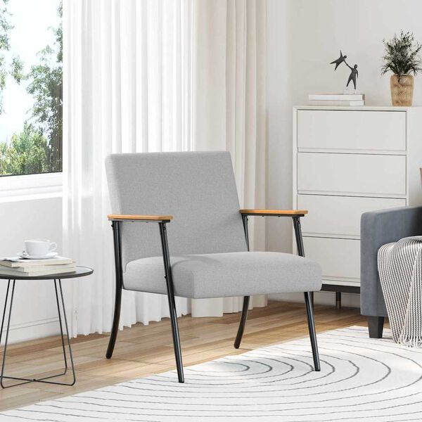 vidaXL Tugitool Pilvine hall 59 x 75 x 78 cm kangas