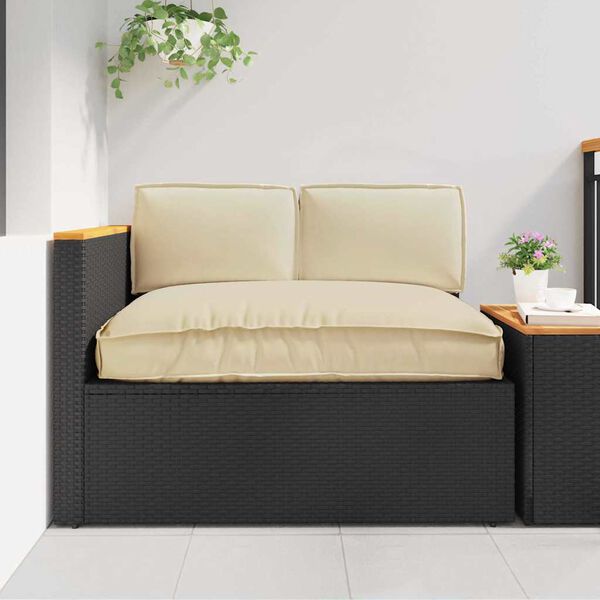 vidaXL Padjakomplekt 3 pcs Beež Oxfordi kangas