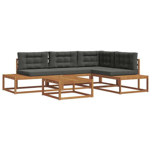 vidaXL V&auml;li diivanikomplekt 5 T&uuml;kk Looduslik ja antriit