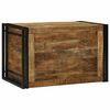 vidaXL Salvestuskarp Pruun ja must 80 x 50 x 50 cm