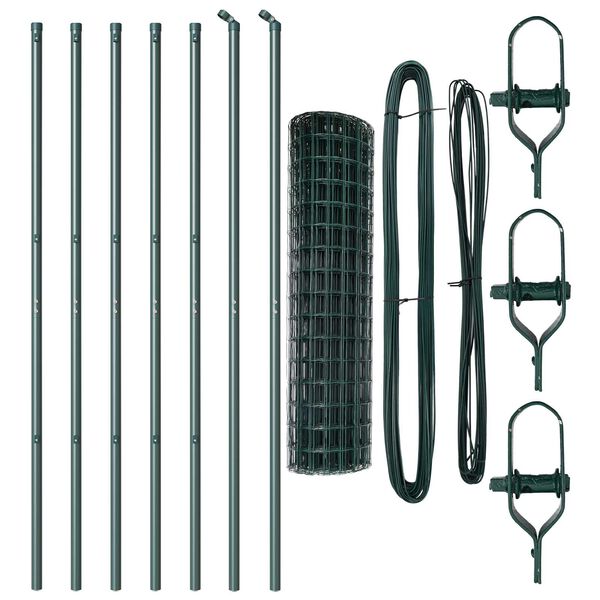 vidaXL Aed koos postiga Roheline 1,2 x 10 m Teras