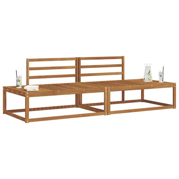 vidaXL V&auml;li diivanikomplekt 2 T&uuml;kk Neutraalne 230,5 x 83 x 73 cm