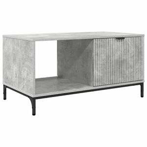 vidaXL Kohvilaud Betoonhall 90 x 49 x 46 cm Tehispuit