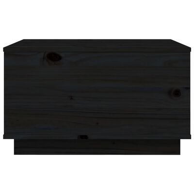 vidaXL kohvilaud, must, 60x50x35 cm, männipuit